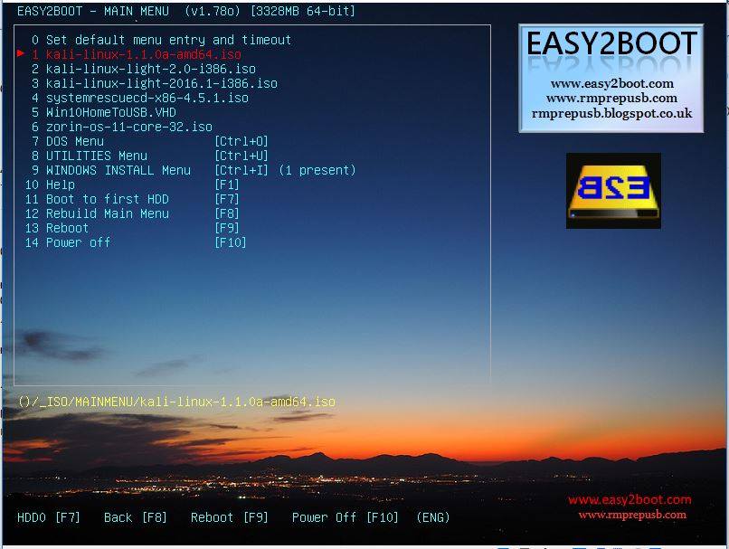 Rescue tools easy2boot